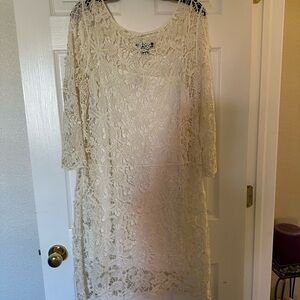 Lauren Ralph Lauren Ivory Lace Dress